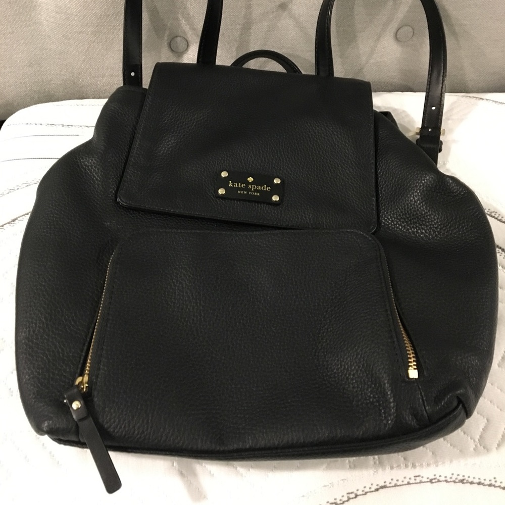 Kate Spade Black Backpack